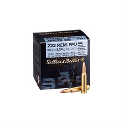 sellier & bellot 222 rem. FMJ 3,24 g